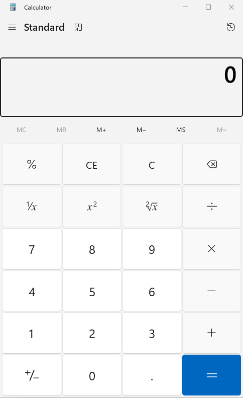 The actual Calculator interface rendered later during the same debugger research replay.