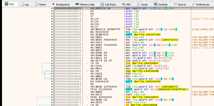 x64dbg — Process hollowing Variant 1 (PPID spoofing)