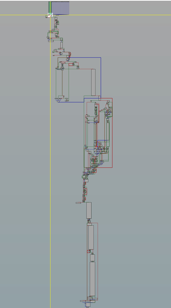 Figure 2: IDA graph overview of mw_main_orchestrator — showing the massive function complexity