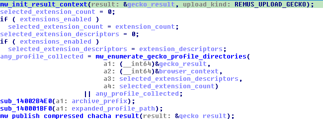 Kind-two context initialization, profile enumeration and publication