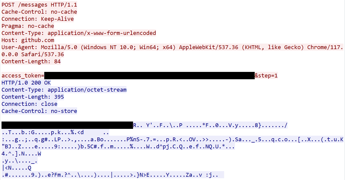 File command poll and encrypted type-zero response